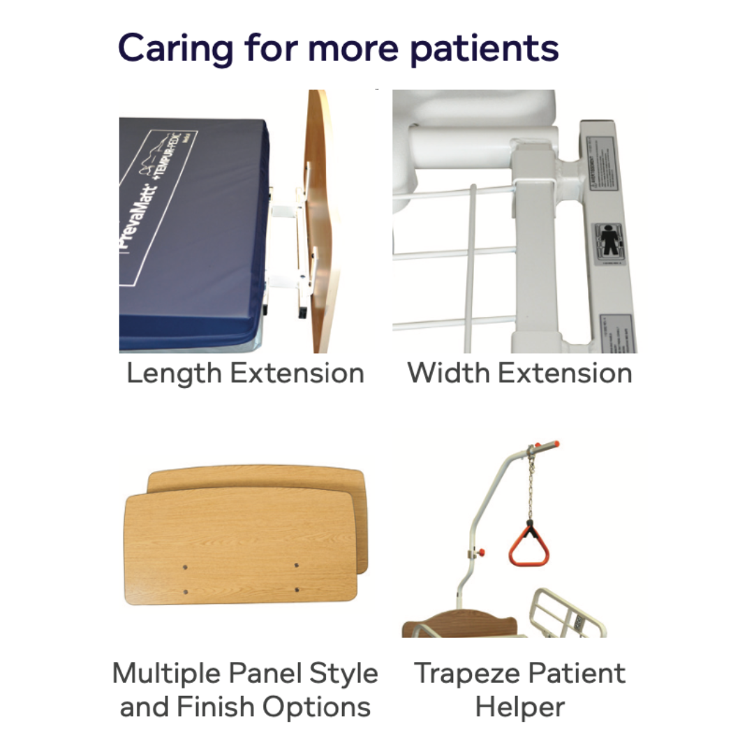 Joerns Healthcare WeCare Full Electric Roll-In Hospital Bed