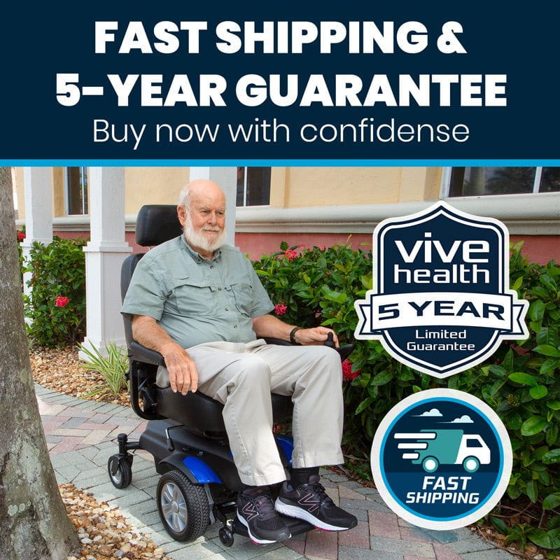 Vive Health Electric Wheelchair Model V MOB1054BLU