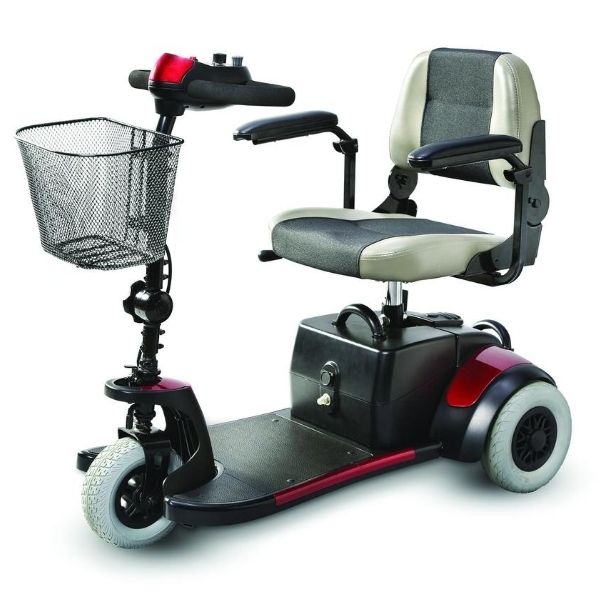 Merits Health S539 Mini-Coupe 3 Wheel Travel Scooter