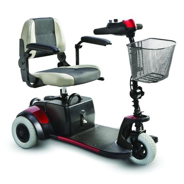 Merits Health S539 Mini-Coupe 3 Wheel Travel Scooter