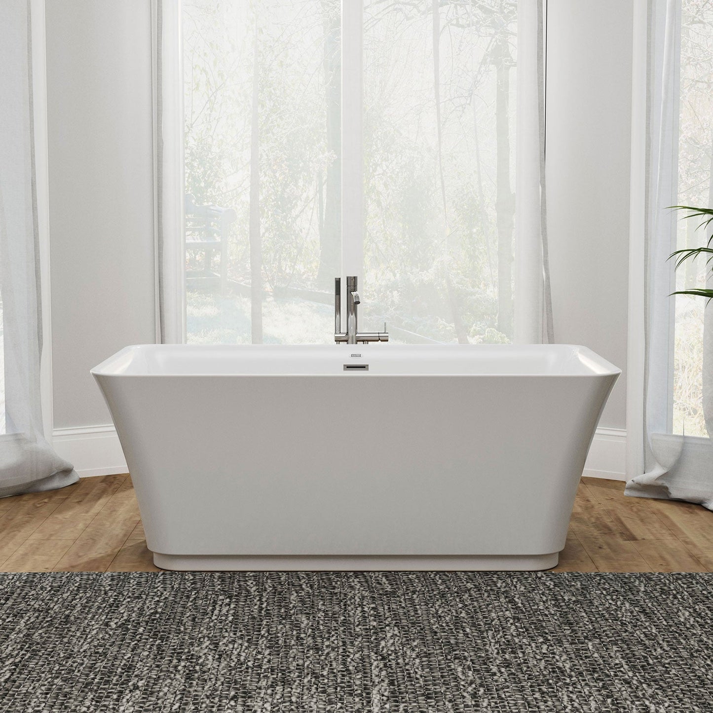 Empava-59FT1511 59 in. Soaking Freestanding Bathtub