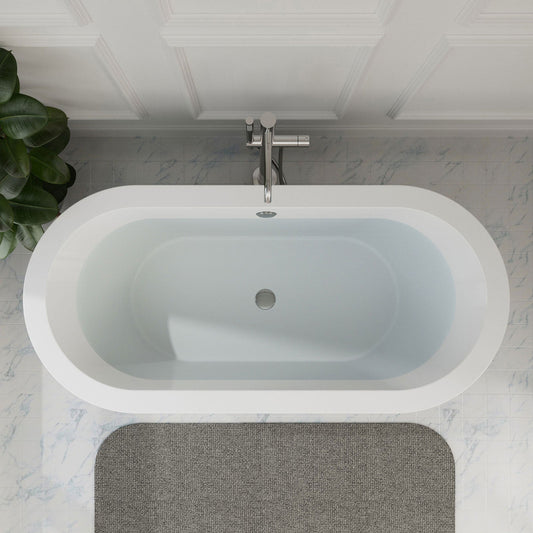 Empava-59FT1505 59 in. Soaking Freestanding Bathtub