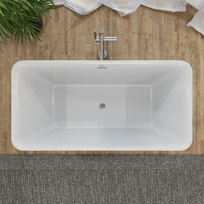 Empava-59FT1511 59 in. Soaking Freestanding Bathtub