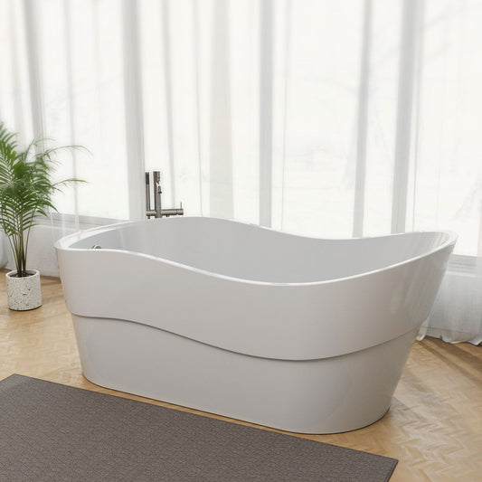 Empava-67FT1527 67 in. Soaking Freestanding Bathtub