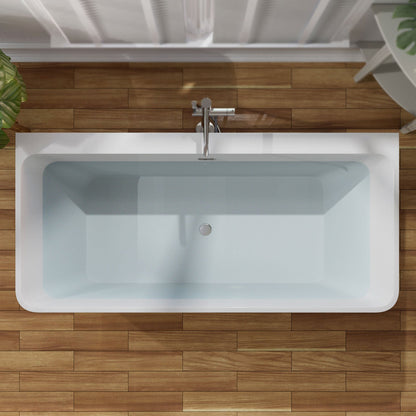 Empava-67FT1516 67 in. Freestanding Soaking Bathtub