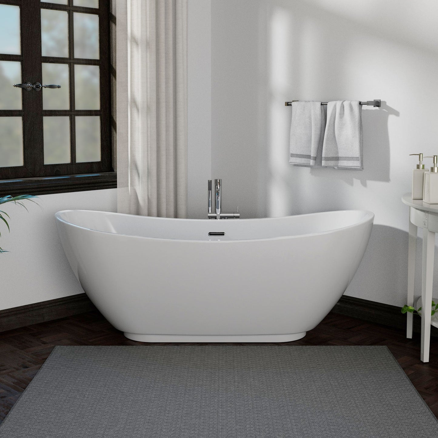 Empava-69FT1603 69 in. Soaking Freestanding Bathtub