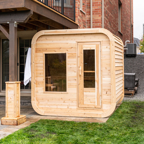 Leisurecraft 4 Person Luna Cube Sauna CTC22LU