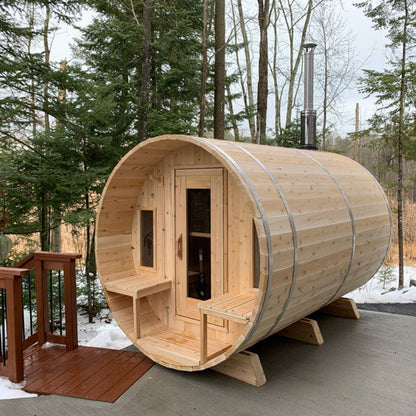 Leisurecraft CT Tranquility Barrel Sauna CTC2345W