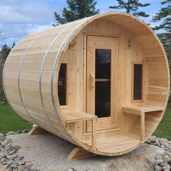 Leisurecraft CT Tranquility Barrel Sauna CTC2345W