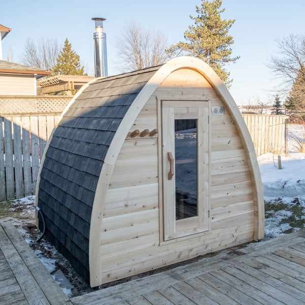 Leisurecraft MiniPOD Outdoor Sauna CTC77MW