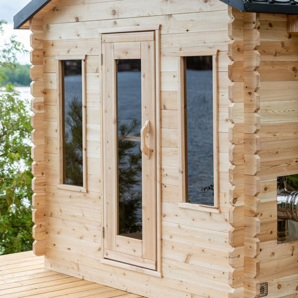 Leisurecraft CT Georgian 6 Person Cabin Sauna CTC88W