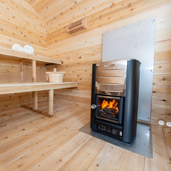 Leisurecraft CT Georgian 6 Person Cabin Sauna CTC88W