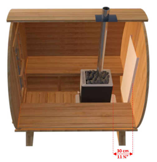 Leisurecraft Timber Harmony 4 Person Outdoor Sauna | CTC22W