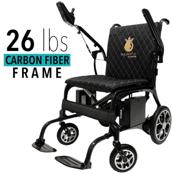 ComfyGo Phoenix Carbon Fiber Folding Electric Wheelchair - Phoenix