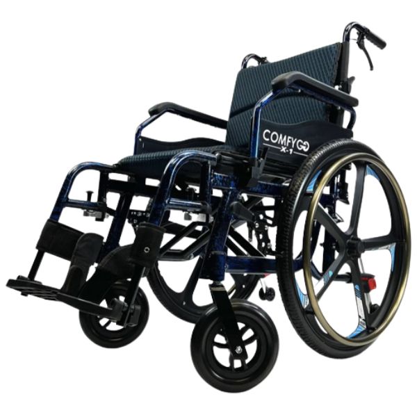 ComfyGo X-1 Lightweight Manual Wheelchair - X-1