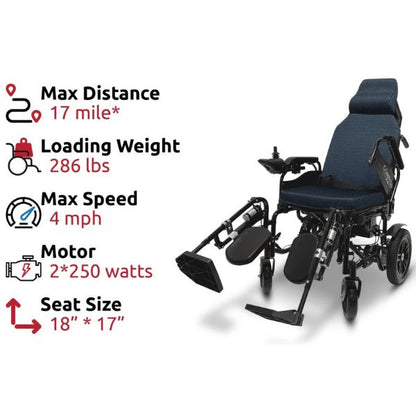 ComfyGo X-9 Electric Wheelchair with Automatic Recline X-9