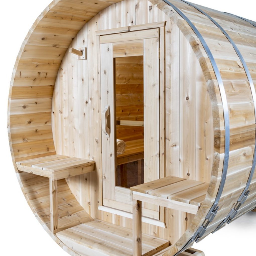 Leisurecraft Serenity 4 Person Outdoor Sauna | CTC2245W