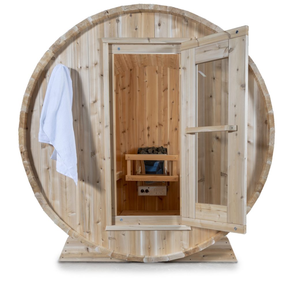 Leisurecraft Timber Harmony 4 Person Outdoor Sauna | CTC22W