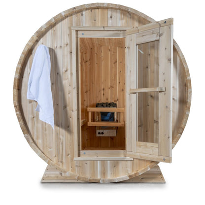 Leisurecraft Timber Harmony 4 Person Outdoor Sauna | CTC22W