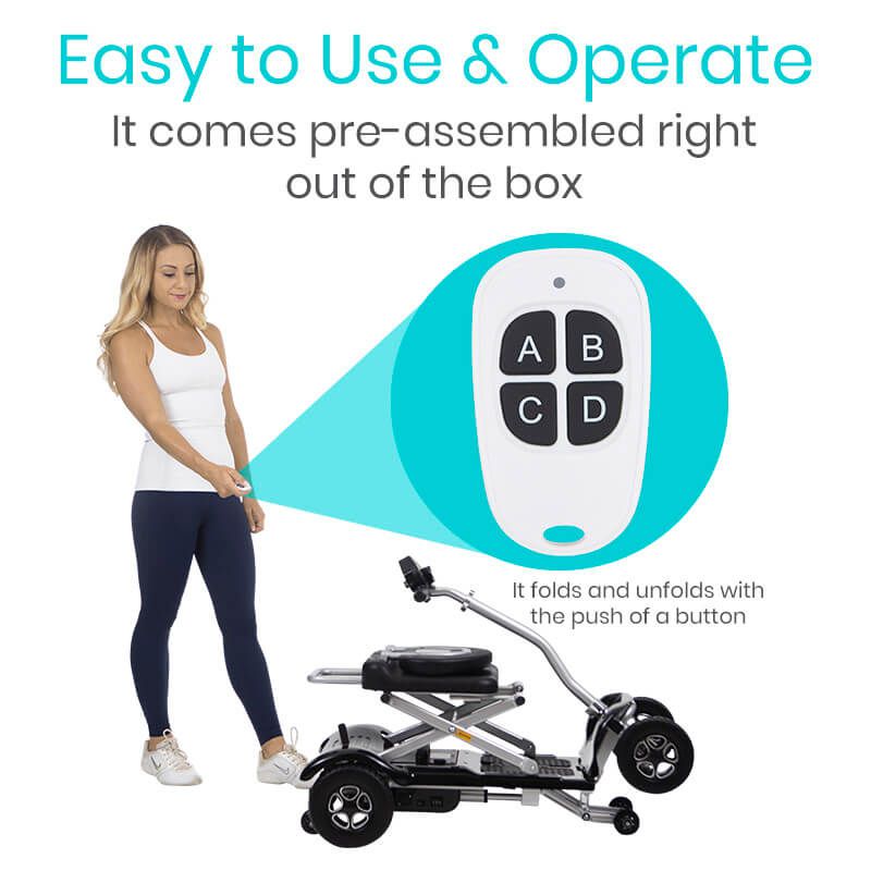 Vive Health Folding Mobility Scooter MOB1058