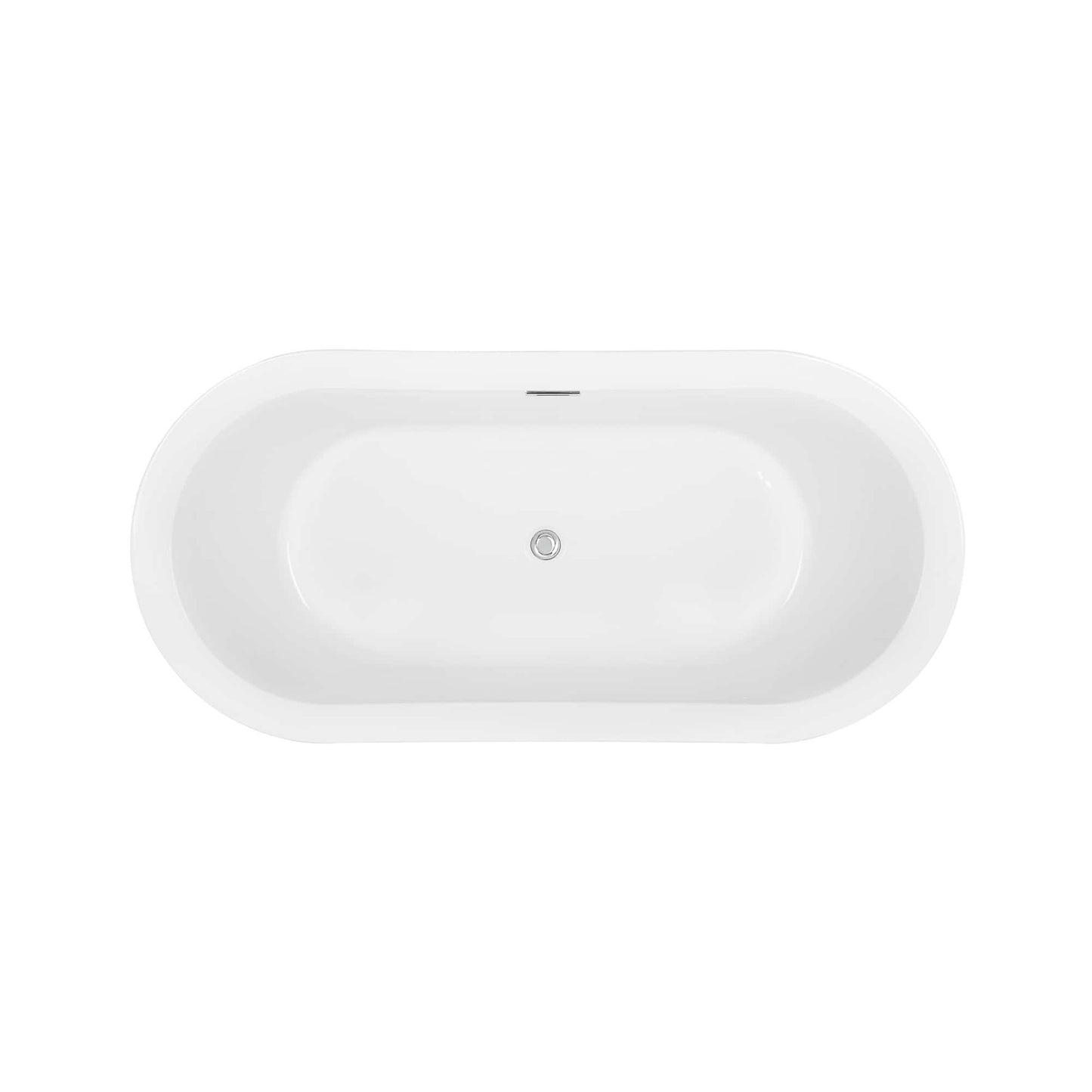 Empava-59FT1505 59 in. Soaking Freestanding Bathtub