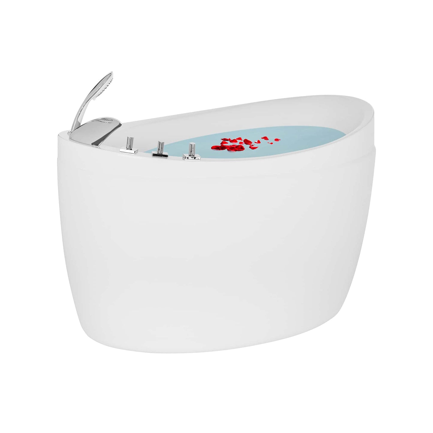 Empava-59JT011 59 in. Freestanding Japanese-Style Air Massage Tub