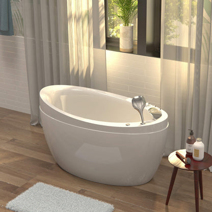 Empava-59JT011 59 in. Freestanding Japanese-Style Air Massage Tub