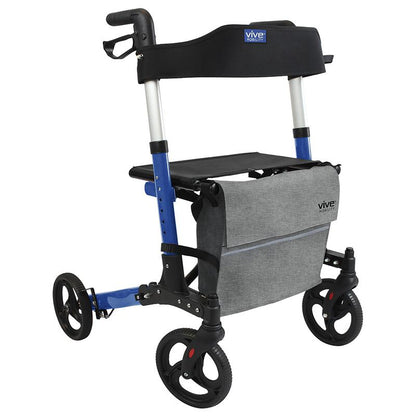 Blue Folding Rollator