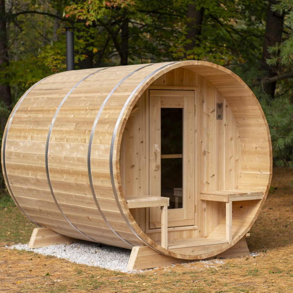 Leisurecraft Serenity 4 Person Outdoor Sauna | CTC2245W