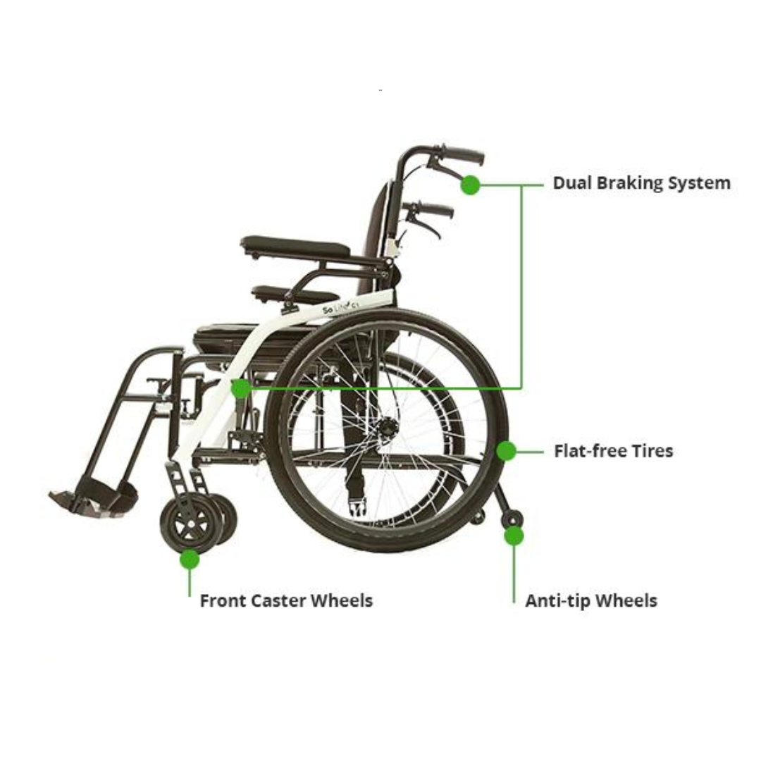 Journey SoLite™ Super Lightweight Folding Wheelchair