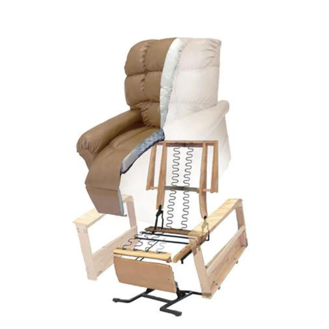 Journey Perfect Sleep Chair with Assisted Lift and Therapeutic Lumbar Heat - 2 Zone