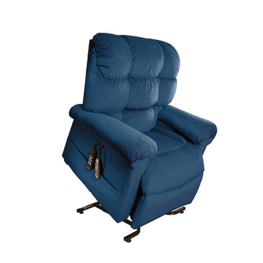 Journey Perfect Sleep Chair with Assisted Lift and Therapeutic Lumbar Heat - 2 Zone - Senior.com Assisted Lift Chairs