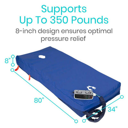 Vive Health 8" Alternating Pressure Mattress LVA1066