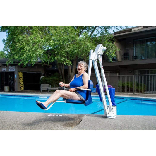 Aqua Creek Mighty 400 Stainless Steel No Anchor Pool Lift F-MTY400