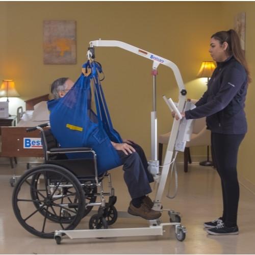 BestCare BestLift Foldable/Portable/Transportable Mobile Floor Patient Lift PL400EF