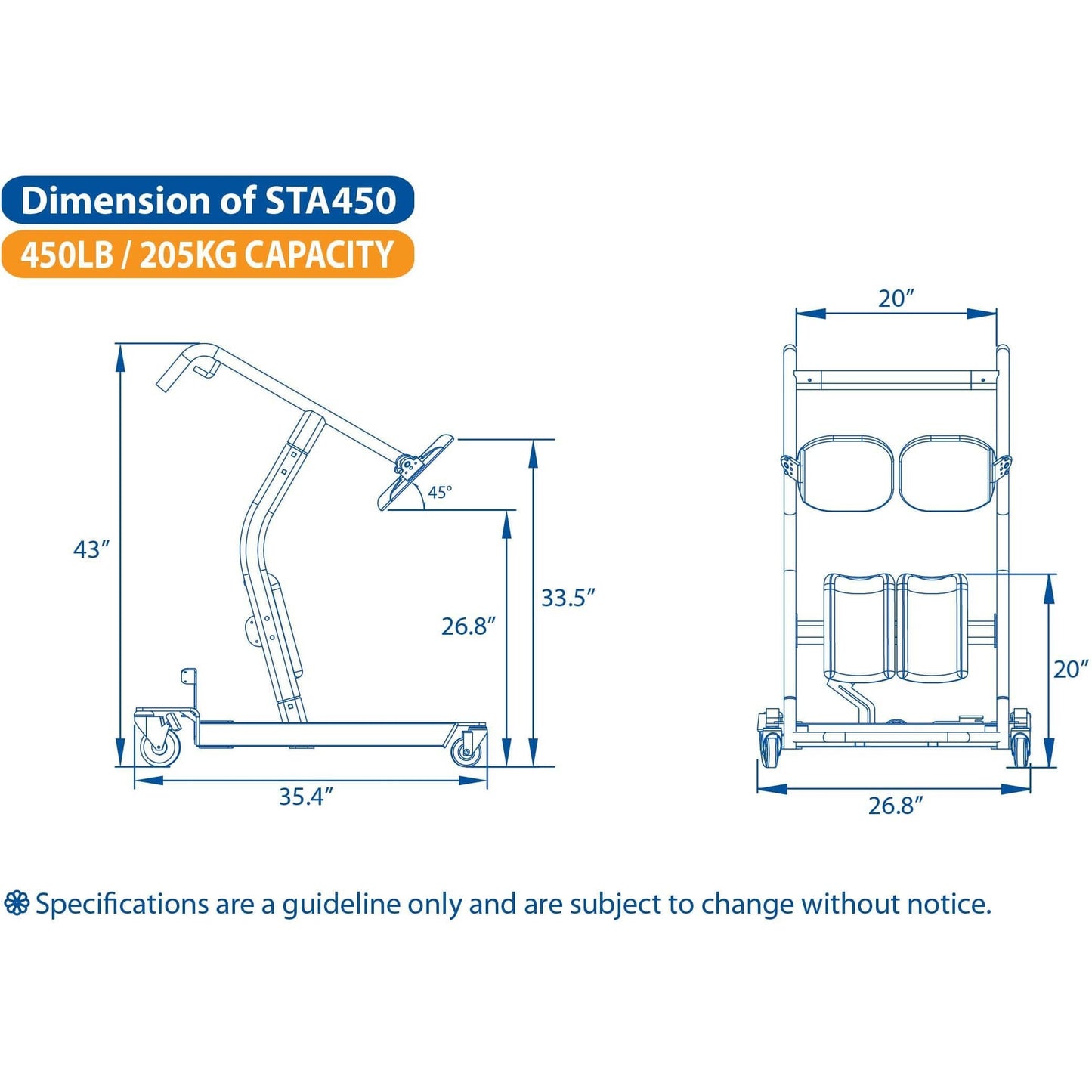 BestCare BestMove 450 Standing Transfer Aid STA450